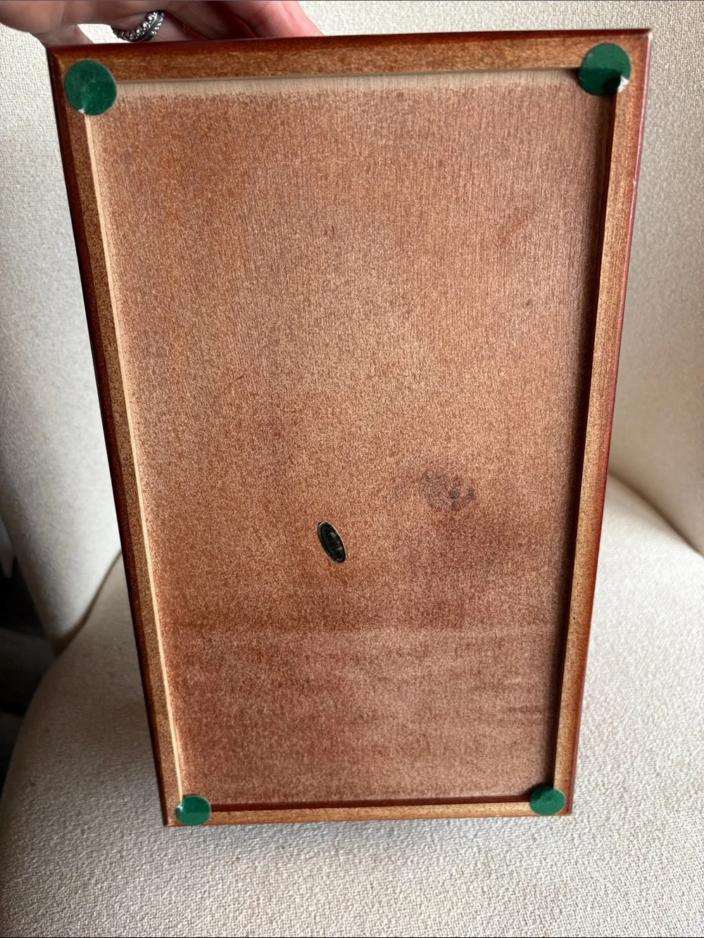 VTG Floral Needlepoint tapestry jewelry box